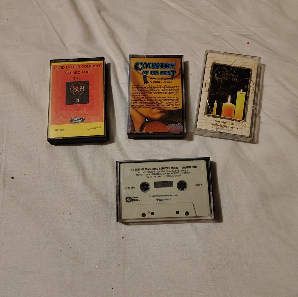 *** Stereo Cassette Tapes-Country Music Discounted Shipping Just Week Only